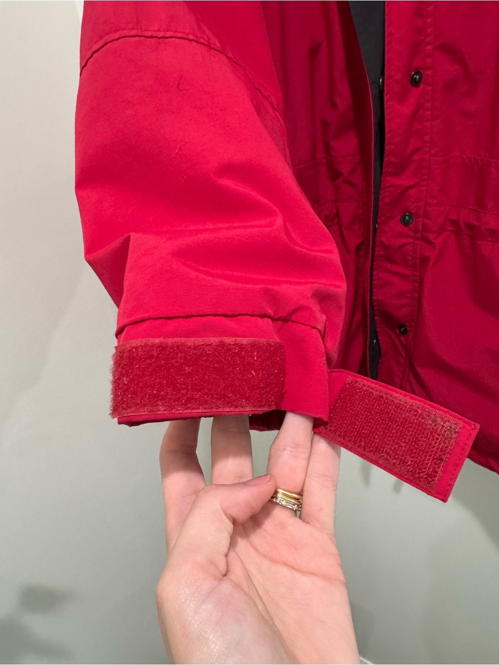 Vintage Y2K Eddie Bauer Red Thinsulate Insulated Hooded Jacket Coat Womens Small - Picture 6 of 16